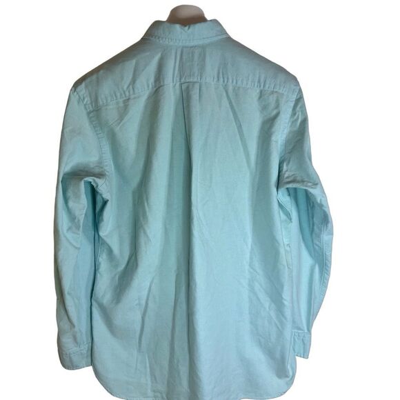 Ralph Lauren Men’s Classic Fit Blue Green Pastel Button Down Size Large - Picture 2 of 6